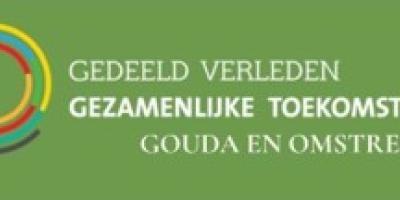 De logo van Gedeeld Verleden Gezamenlijke Toekomst Gouda en Omstreken