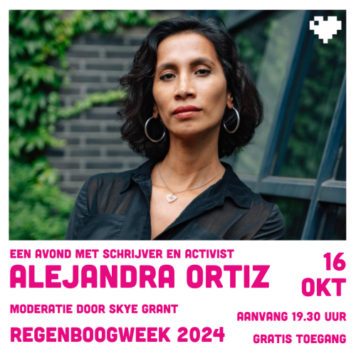 Avond Alejandra Ortiz - Regenboogweek 2024